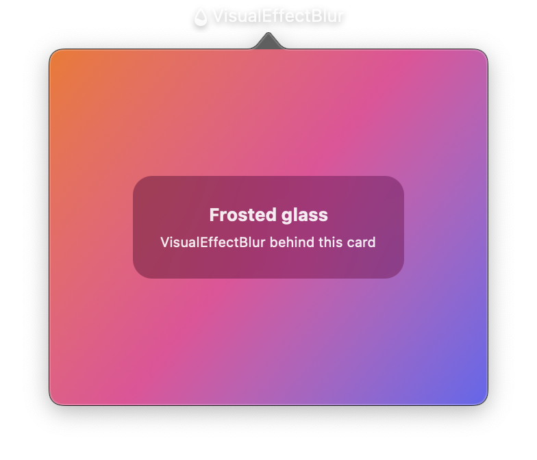 VisualEffectBlur