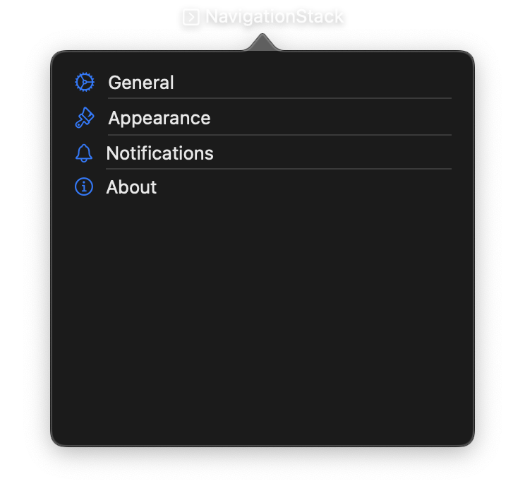 NavigationStack & NavigationLink